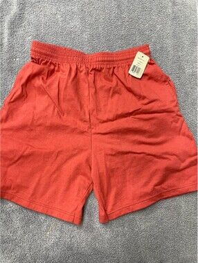 Vintage Pluma Burnt Orange Adult S Shorts With Drawstring 90s Athletic W/Pockets